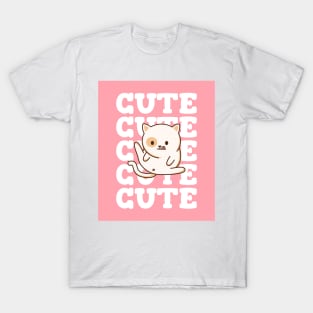 Cute Kitty Butt Graphic Tee Design T-Shirt